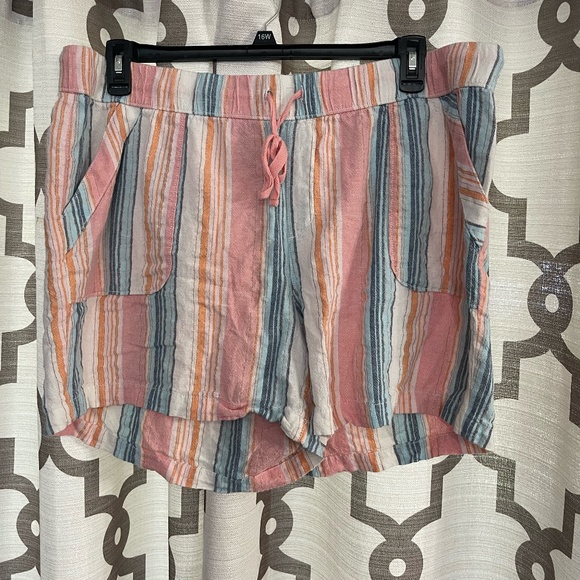 Lane Bryant Pants - Lane Bryant striped shorts